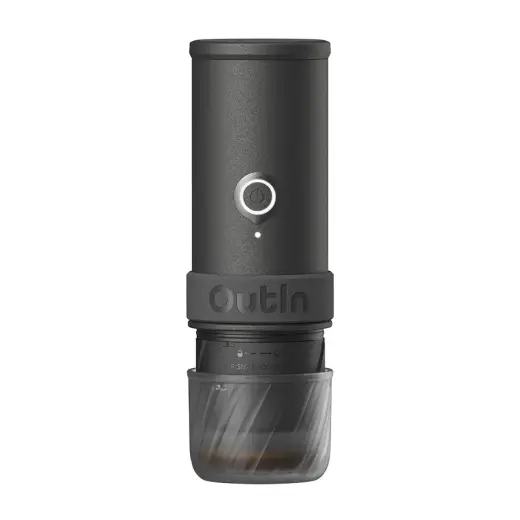 OutIn Mino Portable Electric Espresso Machine, model OTEM-MO-01-AA-SG, color Space Grey