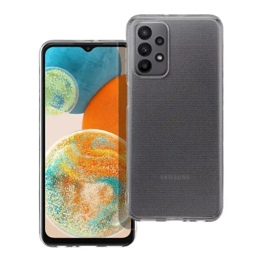 CLEAR 2 mm telefono dėklas Samsung Galaxy A23 5G (A236) skaidrus