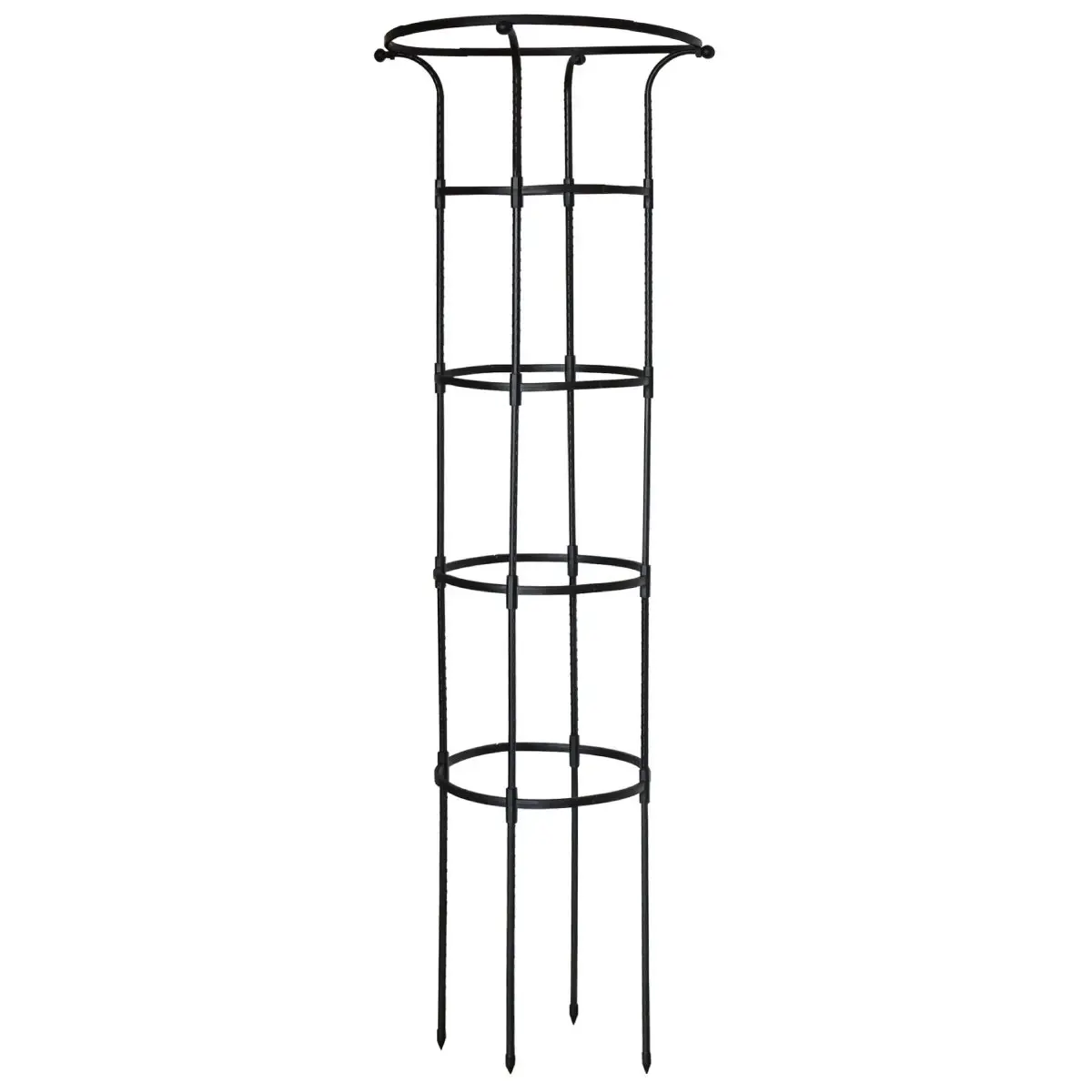 BESK Support for houseplants D32/D50cm H155cm, black