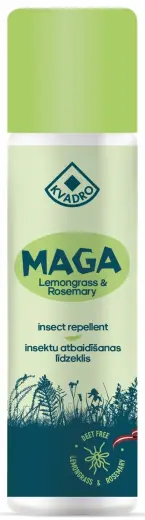 Insektu atbaidīšanas aerosols MAGA Lemongrass&Rosemary, 100ml