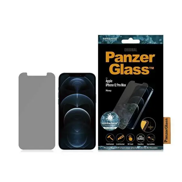 PanzerGlass Privacy tempered glass for phone iPhone 12 Pro Max (privacy effect)