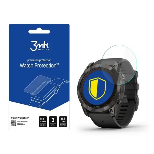 Garmin Fenix 7X Pro Solar - 3mk FlexibleGlass Lite pulksteņa aizsargs