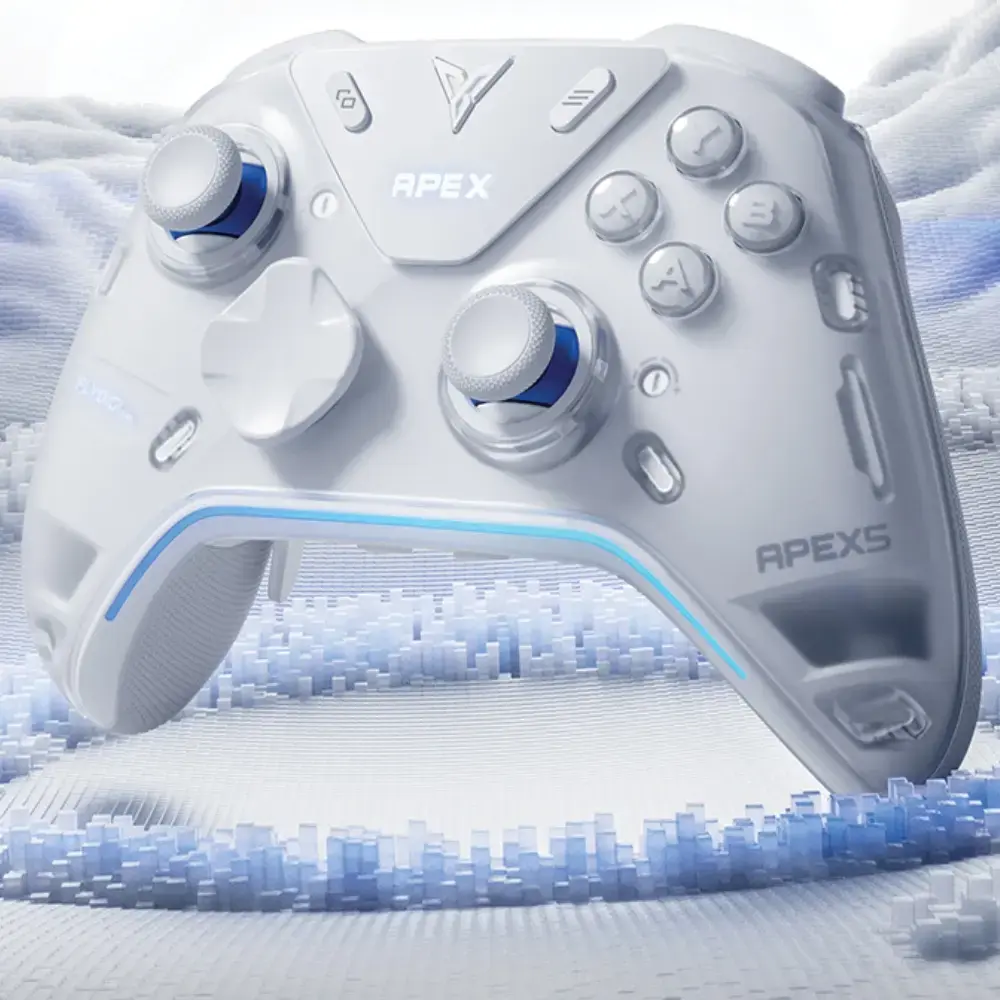 Universal controller for games Bluetooth Flydigi APEX 5 white