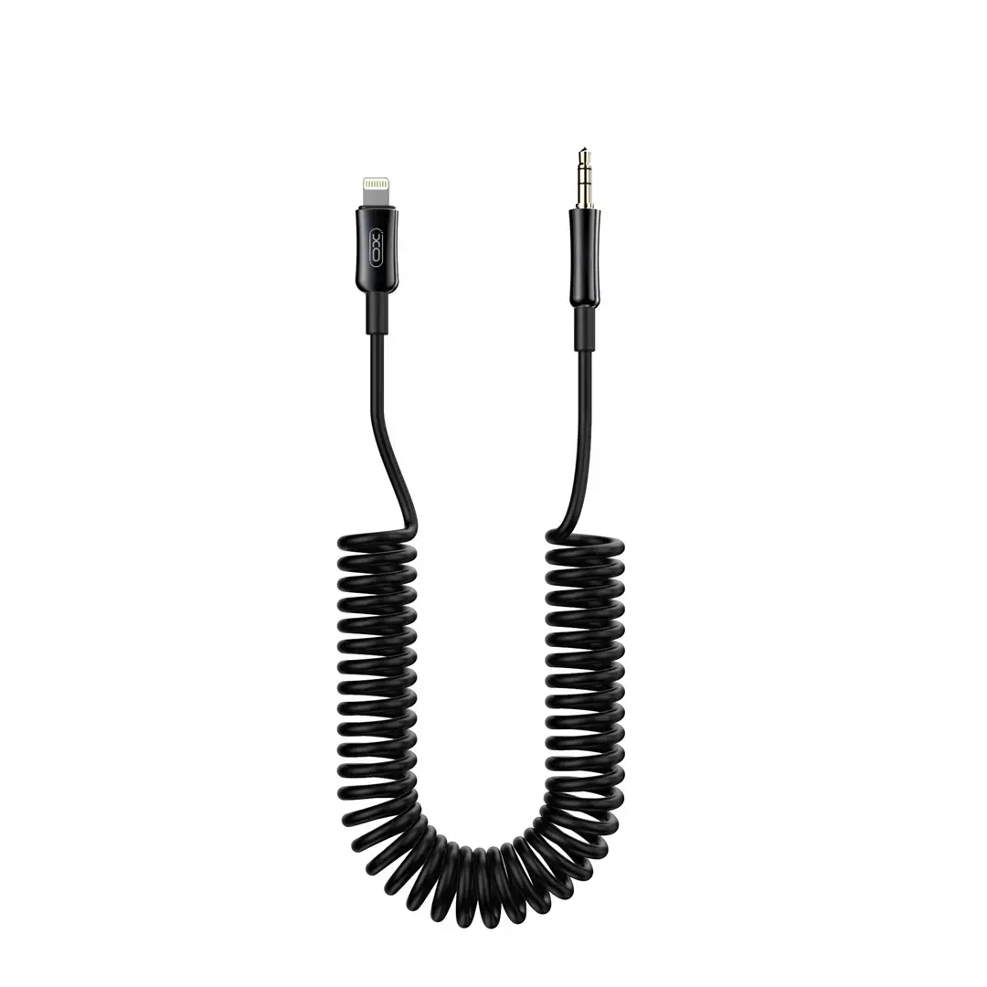XO cable audio NB-R255A Lightning - jack 3,5mm 1,0m black