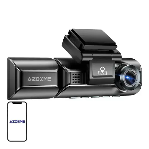 Azdome 550Pro Front camera 4K, rear camera 1080p and internal IR camera, WiFi 5G|2.4G, GPS, G-Sensor, USB-C + 64GB memory card