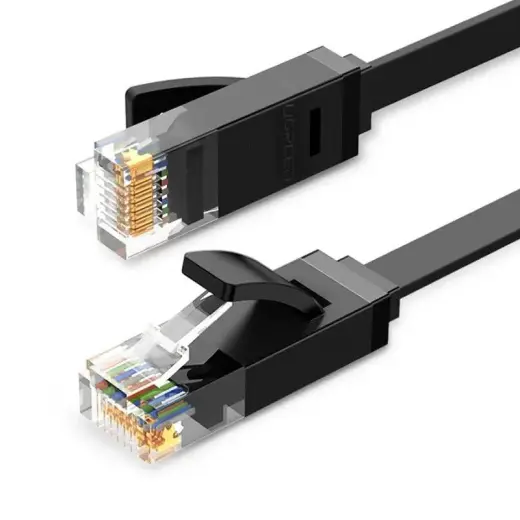 Ugreen Ethernet LAN võrgukaabel | Cat6 | UTP | lame | 5m | must
