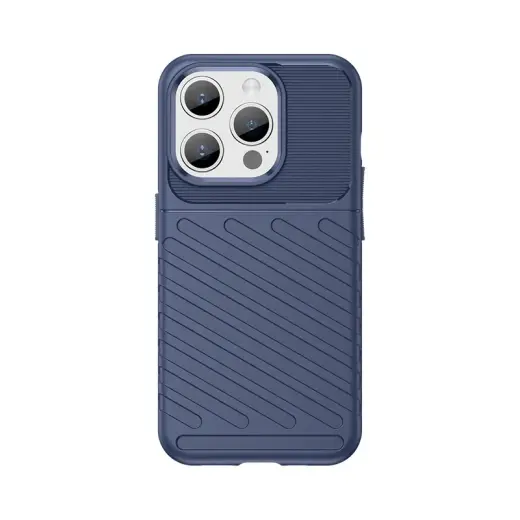 Thunder Case Armored phone case for iPhone 15 Pro blue