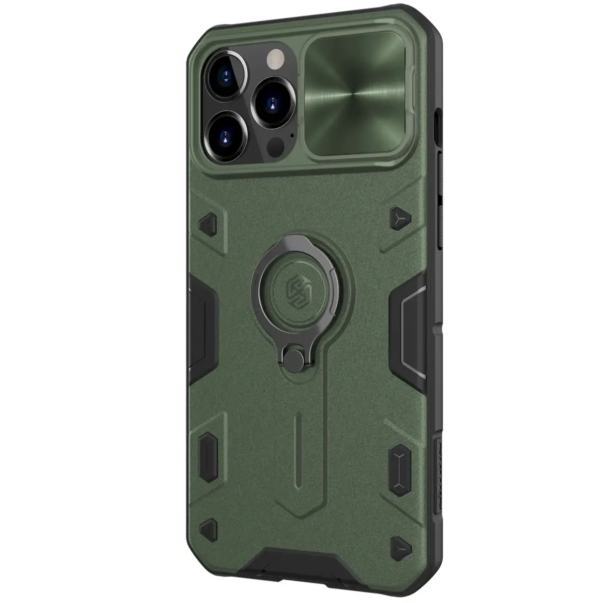 Nillkin CamShield Armor Hard Case for iPhone 13 Pro Max Dark Green (without logocut)
