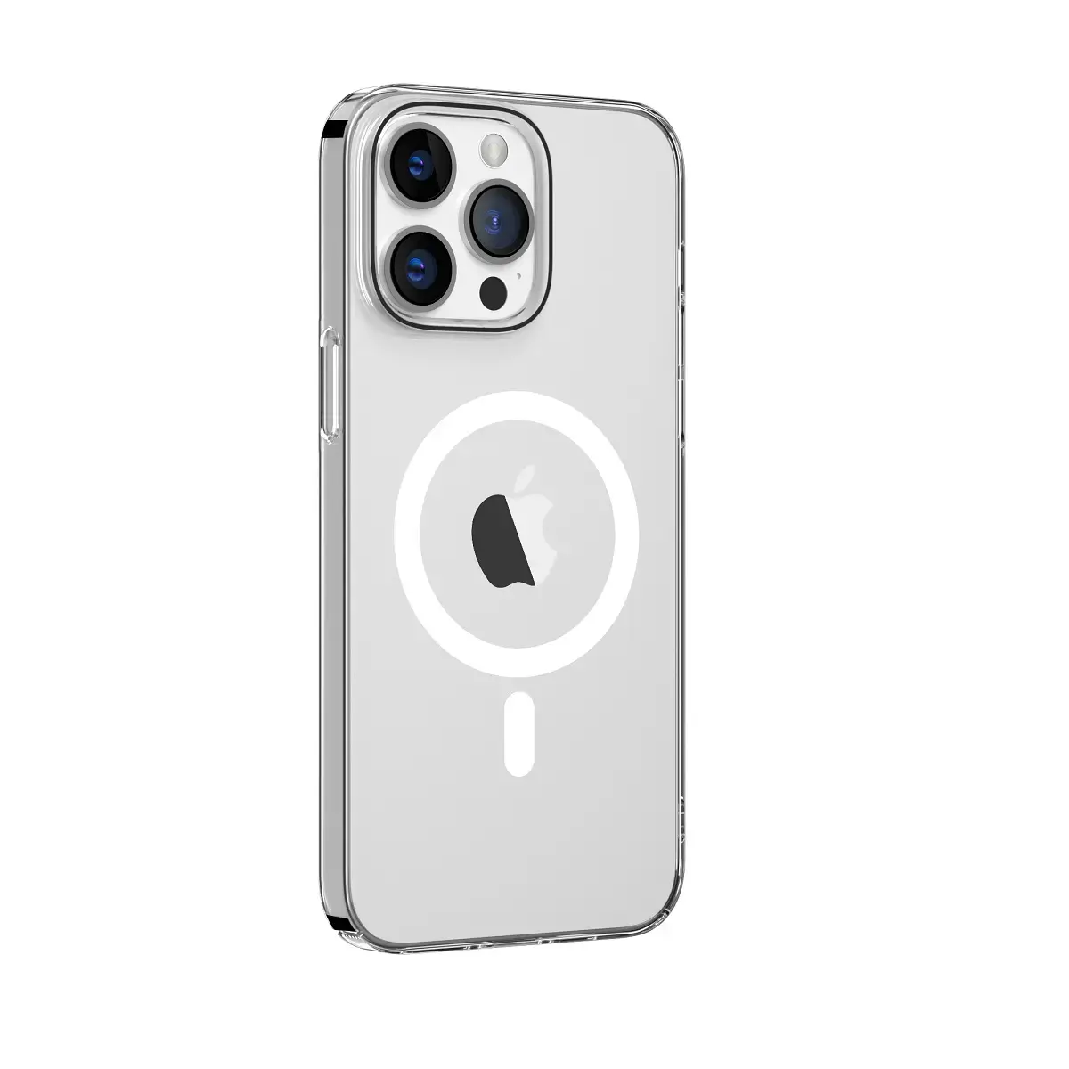 Comma Hard Jacket Mag maciņš ar MagSafe atbalstu telefonam iPhone 15 Plus caurspīdīgs