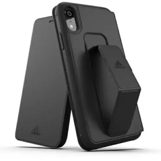Adidas SP Folio Grip Case iPhone Xr czarny|black 32858