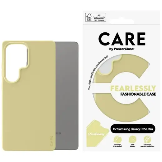 CARE by PanzerGlass Fashion чехол для телефона Samsung Galaxy S25 Ultra (S938) золотой