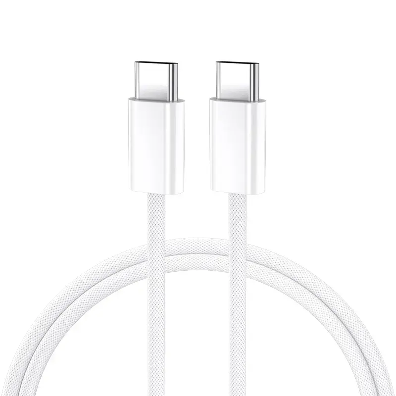 BWOO Woven data transfer and charging cable | USB-C to USB-C | 60W | 2m