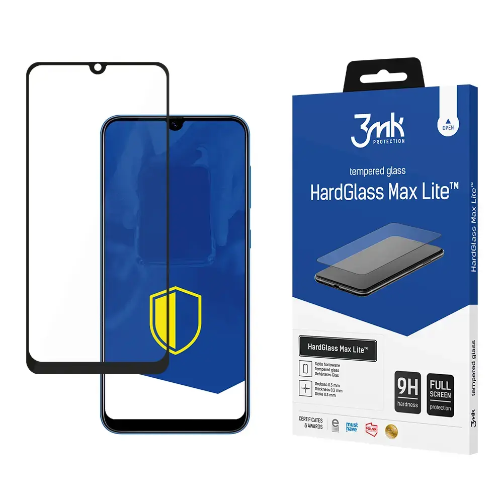 3mk HardGlass Max Lite aizsargstikls telefonam Samsung Galaxy A40 Black