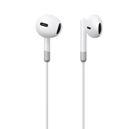 Joyroom JR-EW01 in-ear wired mini jack headphones with remote control - white