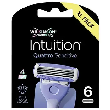 Wilkinson Sword Intuition Quattro Sensitive - replacement heads 3.0ks