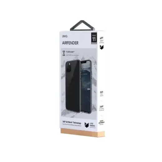UNIQ Air Fender telefona maciņš priekš iPhone 11 Pro Max dūmo pelēks tonēts