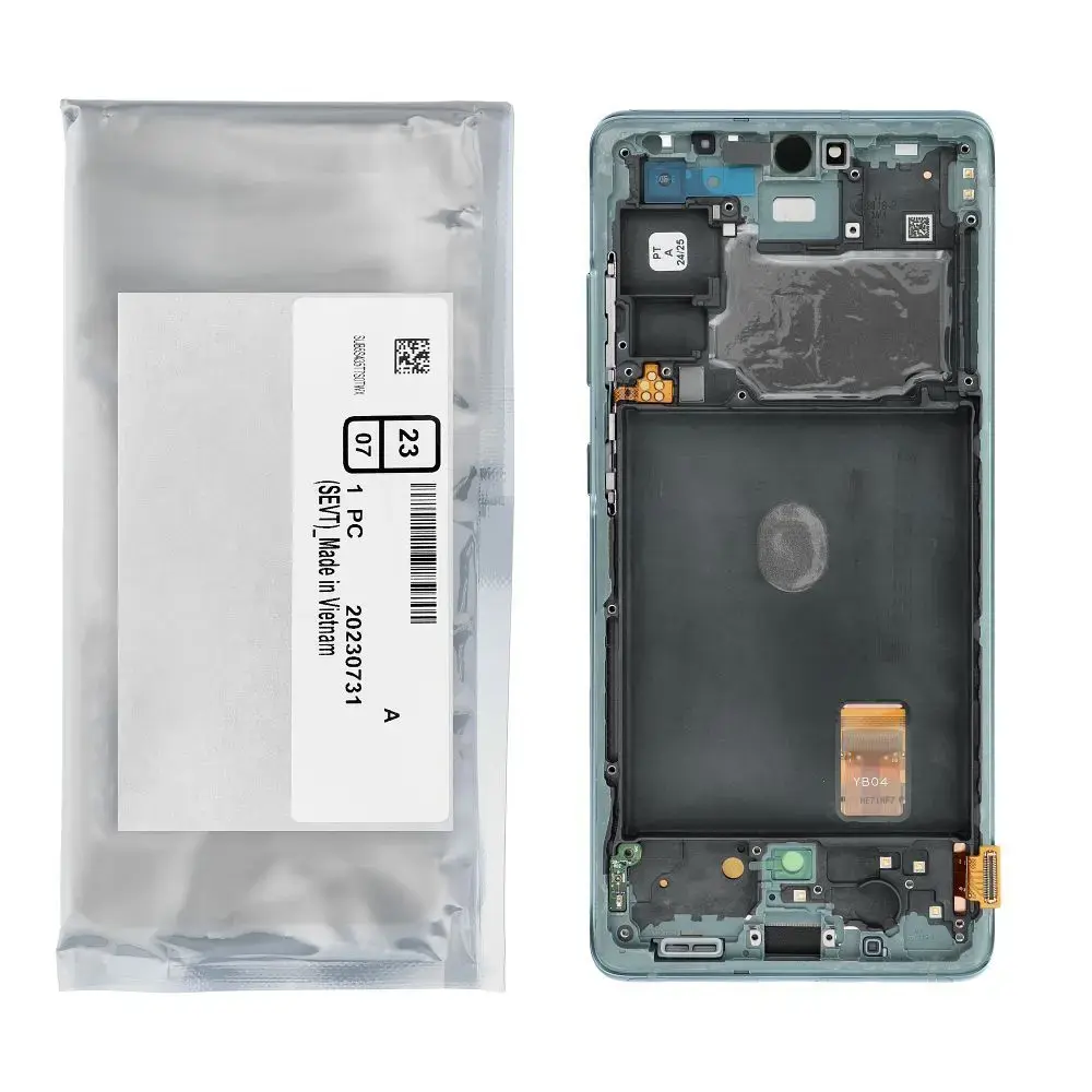 ServicePack LCD Display SAMSUNG S20 FE 4G/5G G780F/G781F GH82-24214D Green