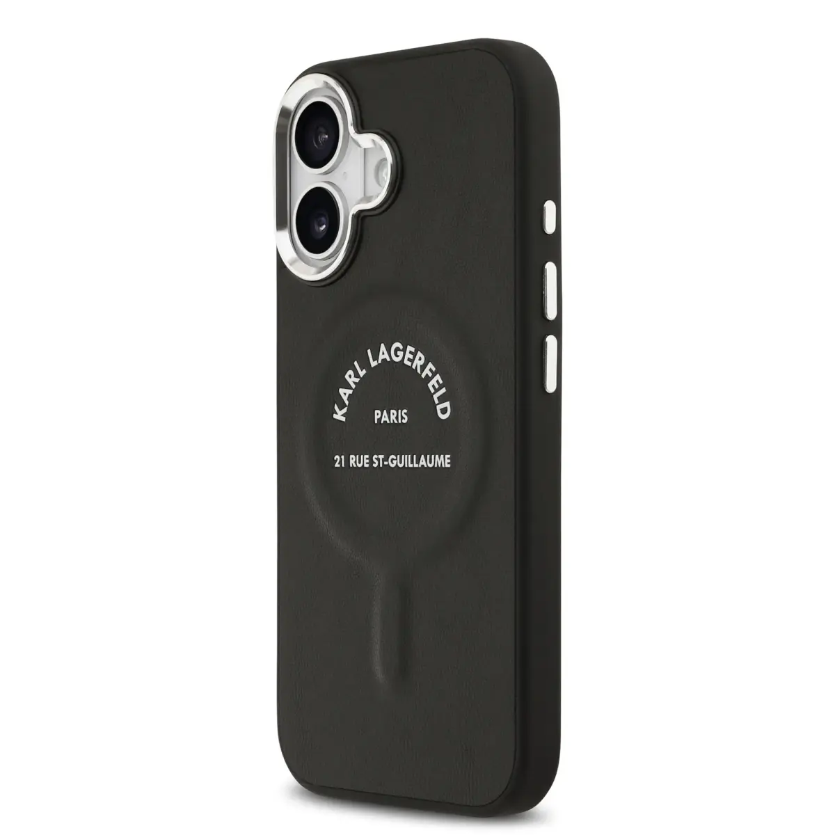 Karl Lagerfeld PU RSG Logo MagSafe Case for iPhone 17 Black