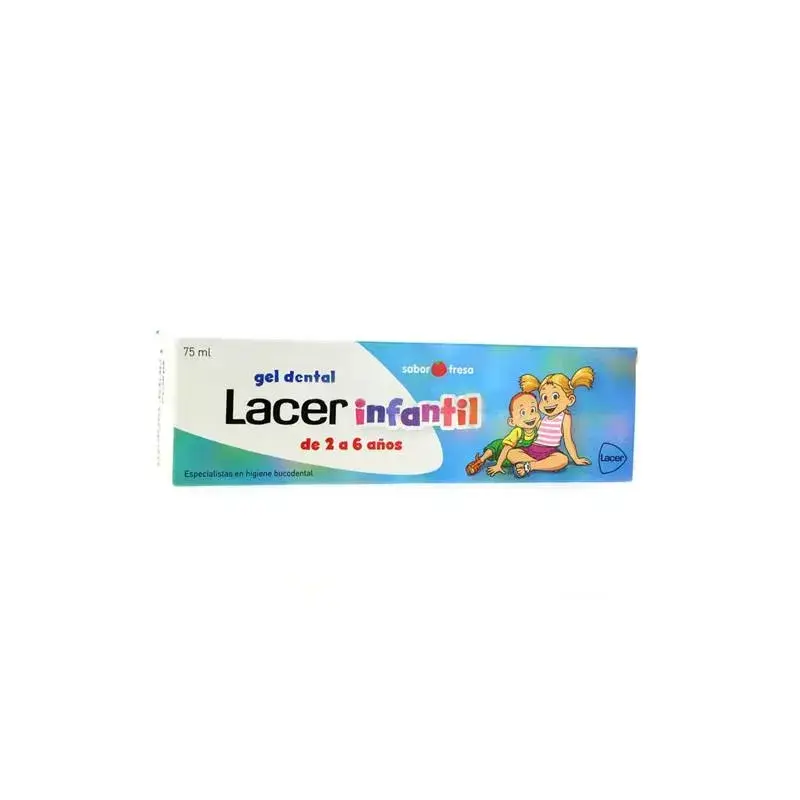 LACER Infant Strawberry Flavour Gel 75ml