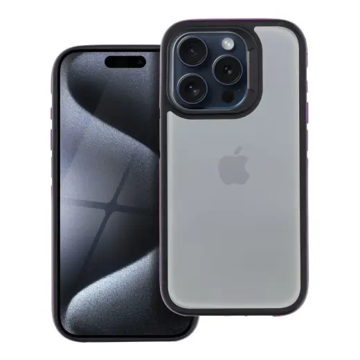 NEO telefono dėklas iPhone 15 Pro violetinis