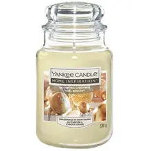 Home Inspiration Candle Glistening Christmas