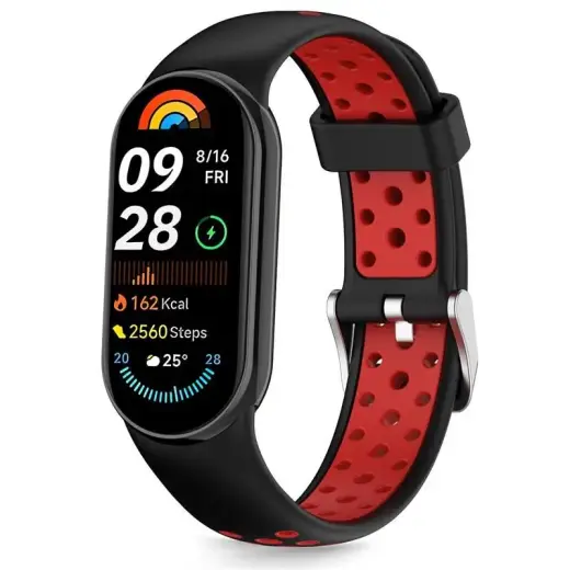 TECH-PROTECT ICONBAND AIR XIAOMI SMART BAND 8 | 9 | 10 | NFC BLACK|RED