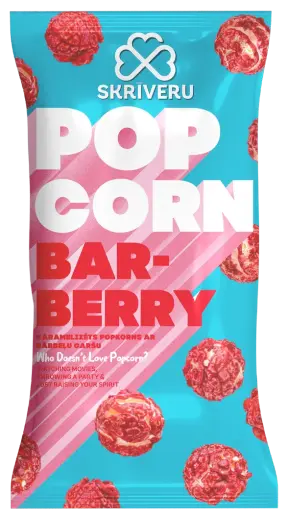 SKRĪVERU Caramelized popcorn with barberry flavor, 80g