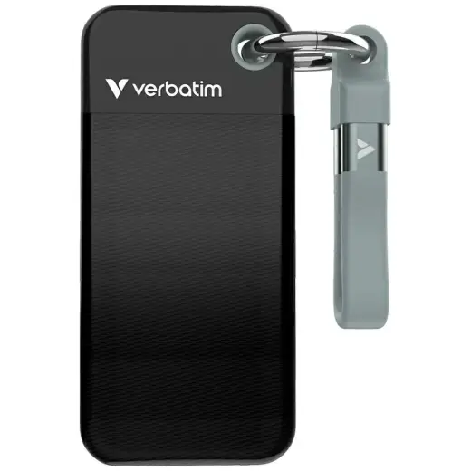External Drive Verbatim Pocket SSD 256GB USB-C 3.2 gen.2 black-gray 32415