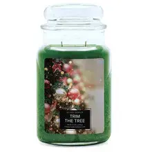 Trim the Tree Candle ( zdobený stromek ) - Vonná svíčka ve skle