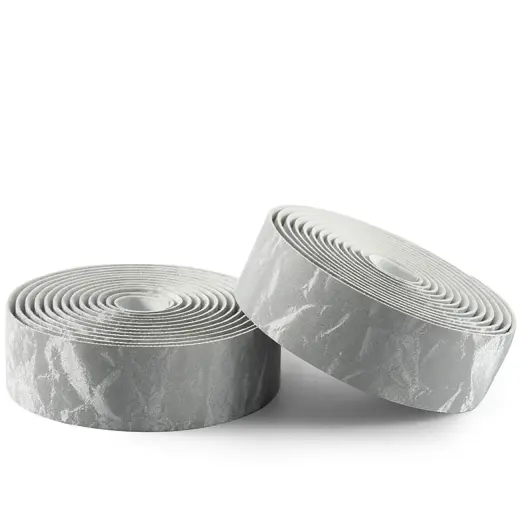 Rockbros PU Handlebar Tape "Velour" Pattern - Grey