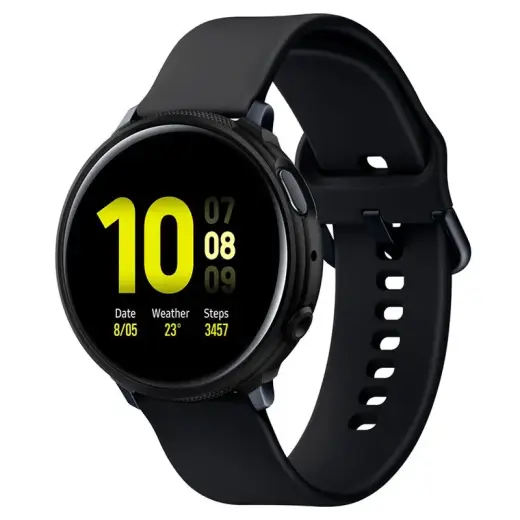 Spigen Liquid Air, matte black - Samsung Galaxy Watch Active2 40mm