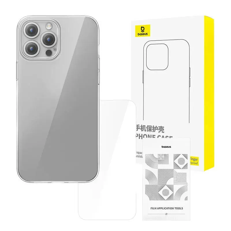 Baseus aizsargstikls telefonam iPhone 15 Pro Plus