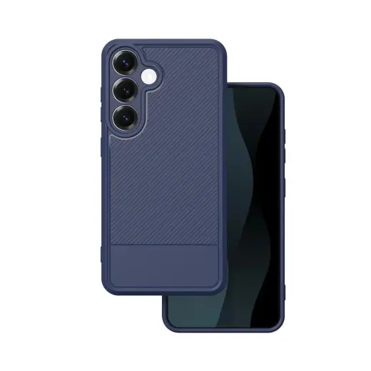Simple Carbon чехол для телефона Samsung Galaxy S26+ (S947) синий