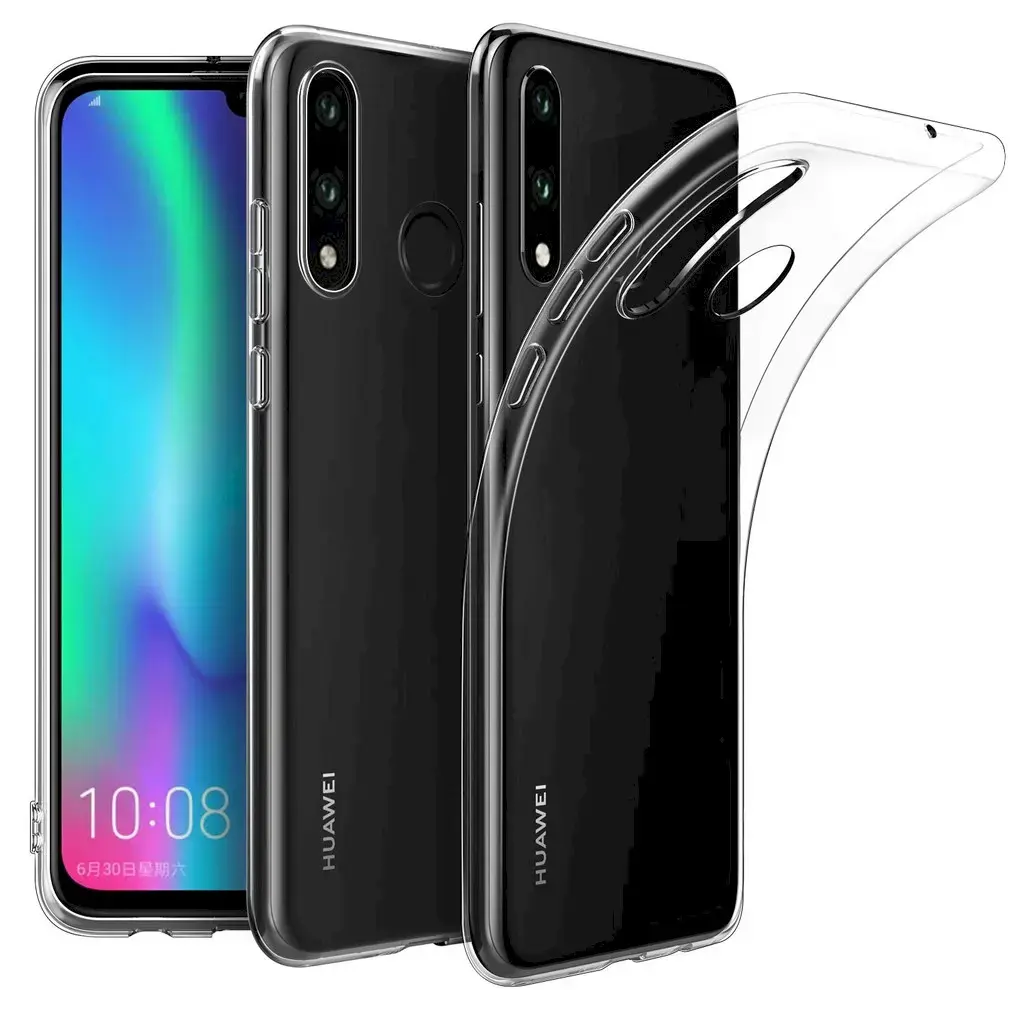 Fusion Ultra Back Case 1 mm Izturīgs Silikona Aizsargapvalks Priekš Huawei Honor 20 | Nova 5T Caurspīdīgs