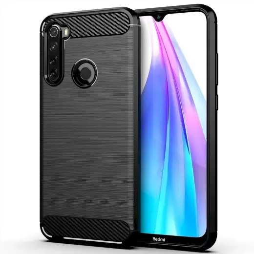 Fusion Trust Back Case Silicone Case For Xiaomi Redmi Note 8T Black