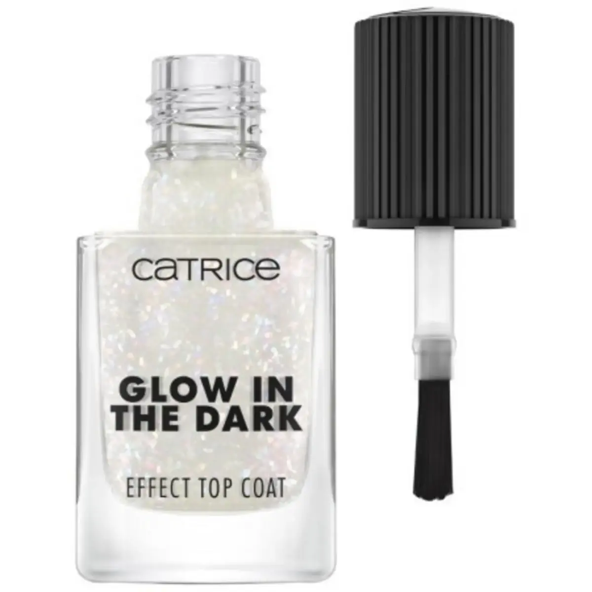 Catrice, Glow In The Dark, Top Coat, Nail Polish, 020, All Nighter, 10.5 ml