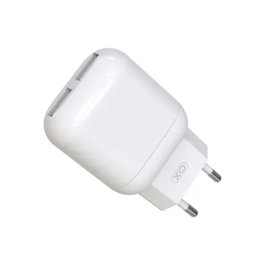 XO wall charger L78 2x USB 2,4A white