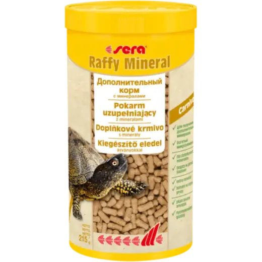 Barība reptiļiem : Sera Raffy Mineral, 1000 ml
