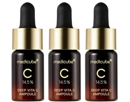Set, Medicube, Deep Vita C, Brightening, Tonic Lotion, For Face & Neck, 3 pcs, 30 g