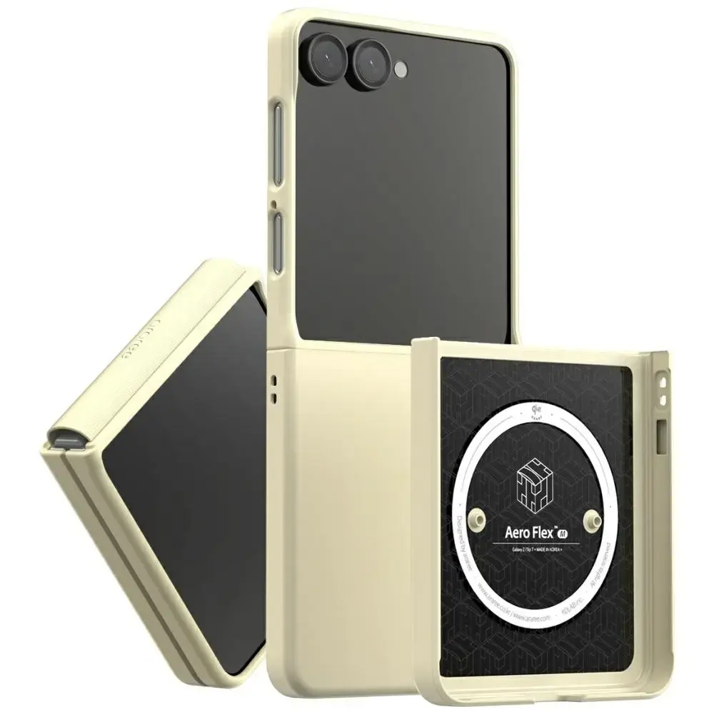Case Araree Aero Flex M MagSafe Qi2 for   Samsung Galaxy Z Flip7 cream