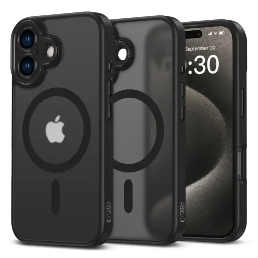 TECH-PROTECT MAGCAM telefoni ümbris MagSafe toega iPhone 16 must