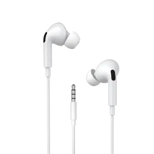 WK Design Earphone 3,5 mm mini jack white (Y31 3.5mm white)