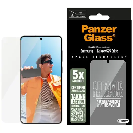 PanzerGlass Ultra-Wide защитное стекло для Samsung Galaxy S25 Edge