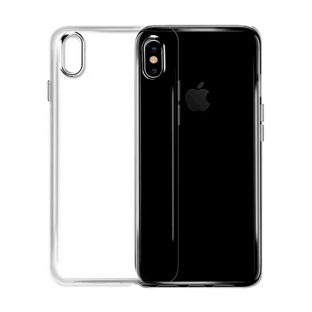 Fusion Ultra Back Case 2 mm Izturīgs Silikona Aizsargapvalks Priekš Apple iPhone X | XS Caurspīdīgs