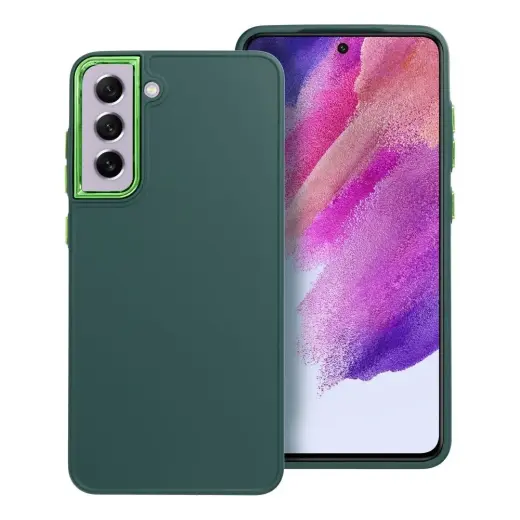 FRAME maciņš telefonam Samsung Galaxy S21 FE 5G (G990) zaļš