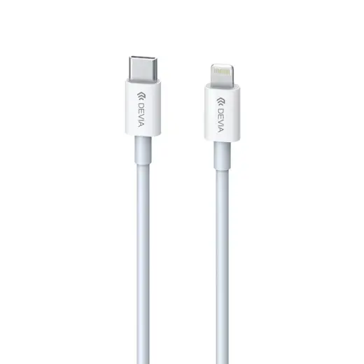Devia Smart PD провод для передачи данных и зарядки | USB-C на Lightning | 20W | белый
