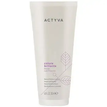 Kemon Actyva Colore Brillante Protection and Shine Mask - Posilující maska pro lesk a ochranu barvených vlasů 1000ml