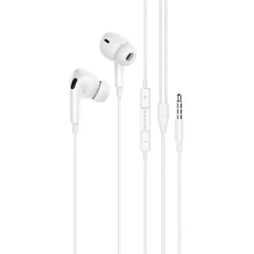 Borofone Earphones BM80 Pro Elegant with microphone white