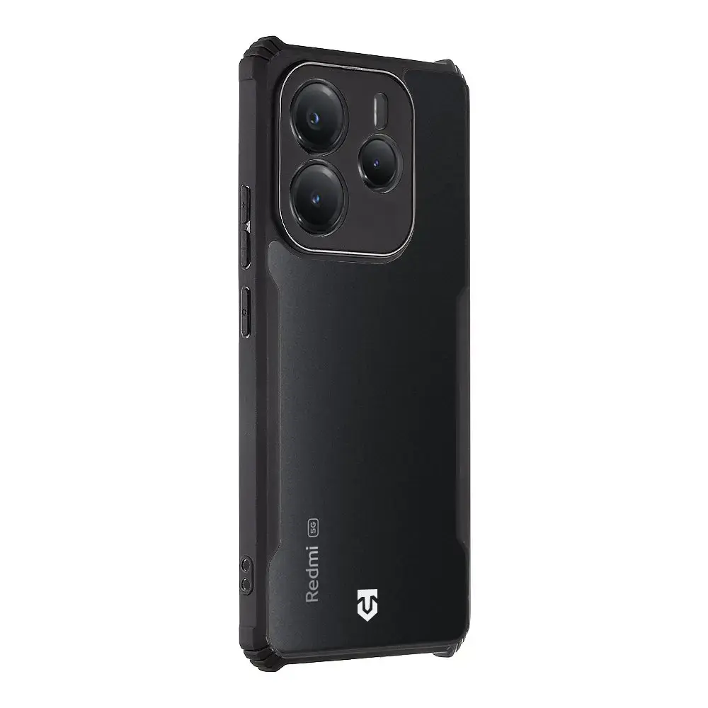 Tactical Quantum Stealth Cover for Xiaomi Redmi Note 14 5G Clear|Black
