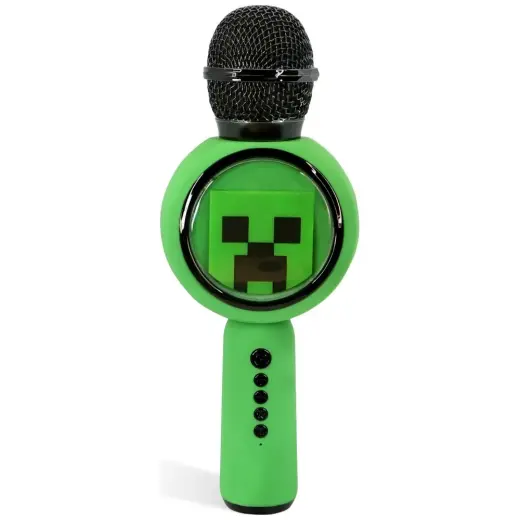 Karaoke Microphone LED with Wireless Speaker OTL Minecraft Creeper
